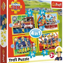 Trefl Fireman Sam 4 in 1