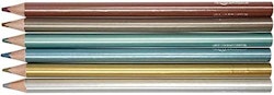 CC Färgpennor metallic 6-pack