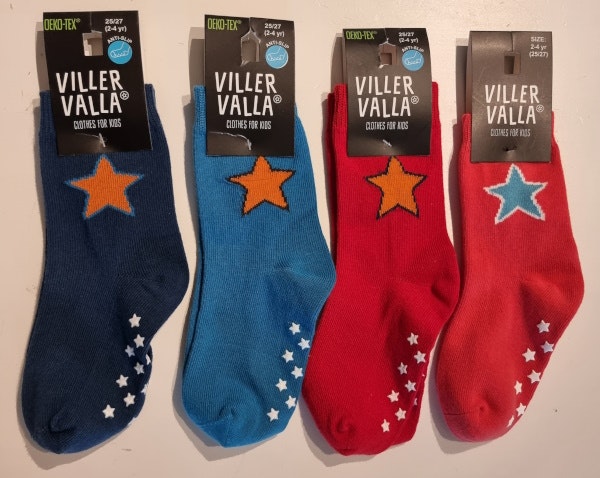 Villervalla halksockor Endast 25/27