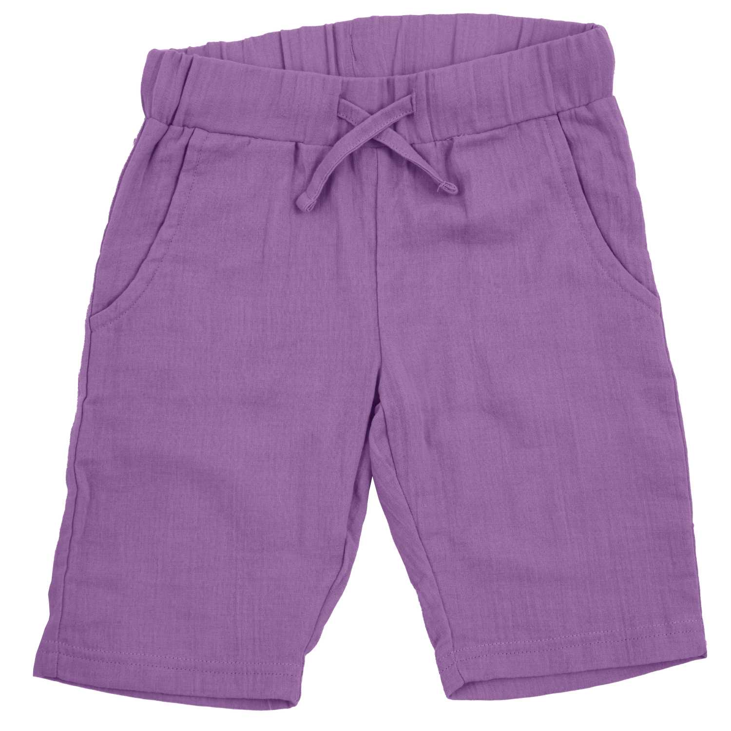 Maxomorra shorts muslin lila