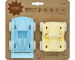 ECO Kids 2-pack bil ljusgul-ljusblå