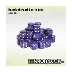 Kromlech Pearl Battle Dice - Alien Violet  12mm (25 dice)