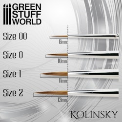 Kopia SILVER SERIES Kolinsky Brush - Size 2