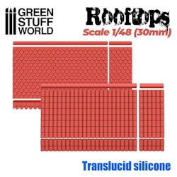Silicone Molds - Rooftops 1/48 (30mm)