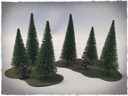 Model trees – 32 mm scale, fir trees set