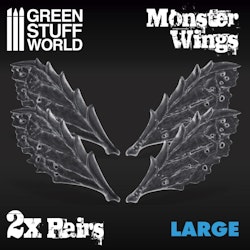 2x Resin Monster Wings - Large