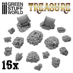 16x Resin Treasure Pieces