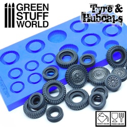 Silicone Molds - Tyres and Hubcaps