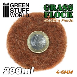 Static Grass Flock 4-6mm - AUTUMN FIELDS - 200 ml