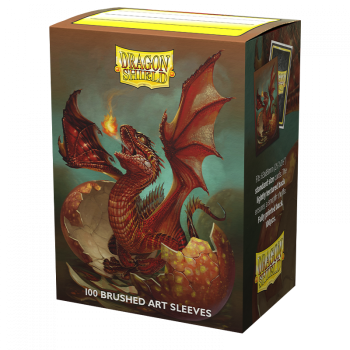 Dragon Shield Standard size Brushed Art Sleeves - Sparky (100 Sleeves)