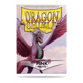 Dragon Shield Standard Sleeves - Matte Pink (100 Sleeves)
