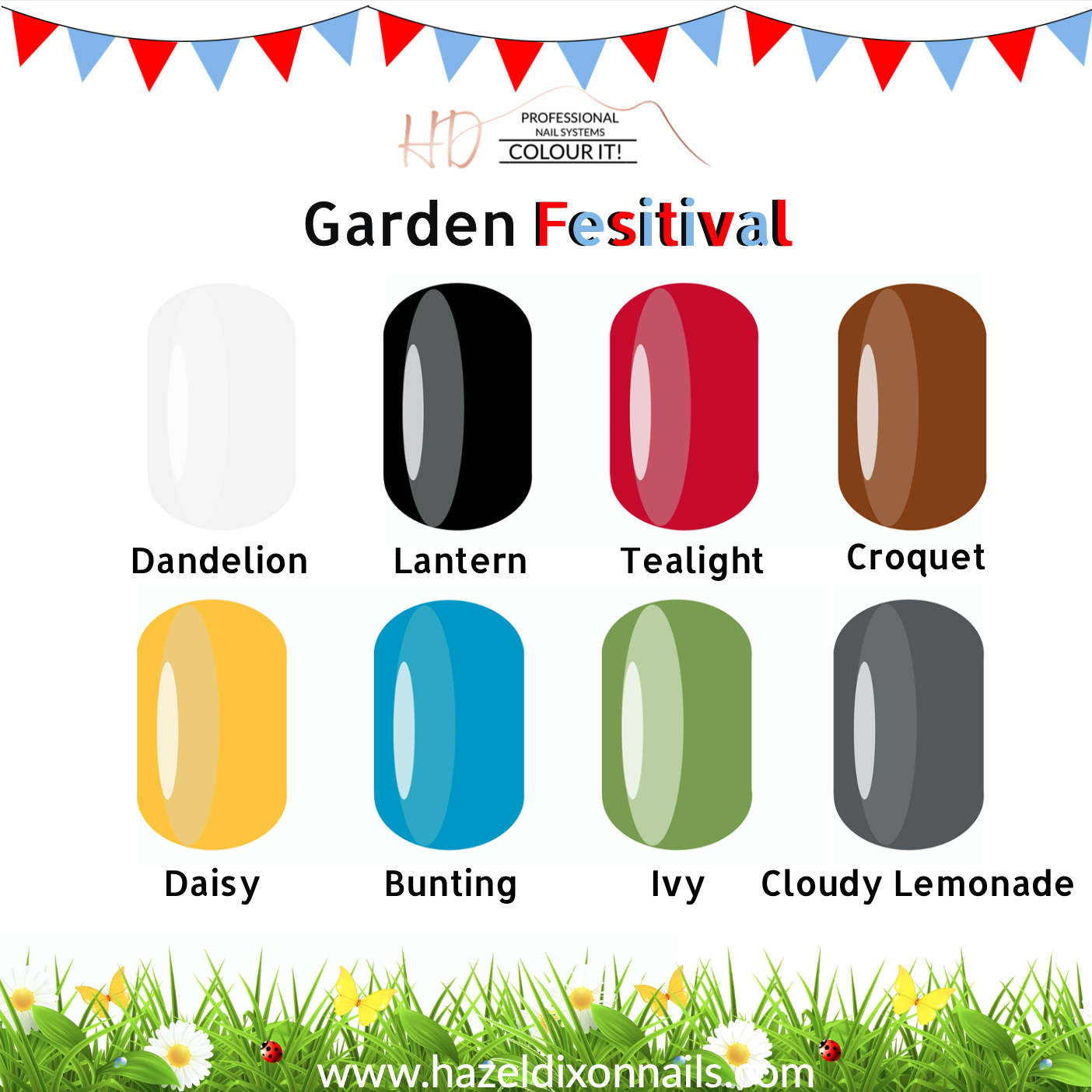 Press On Nails - Garden Festival