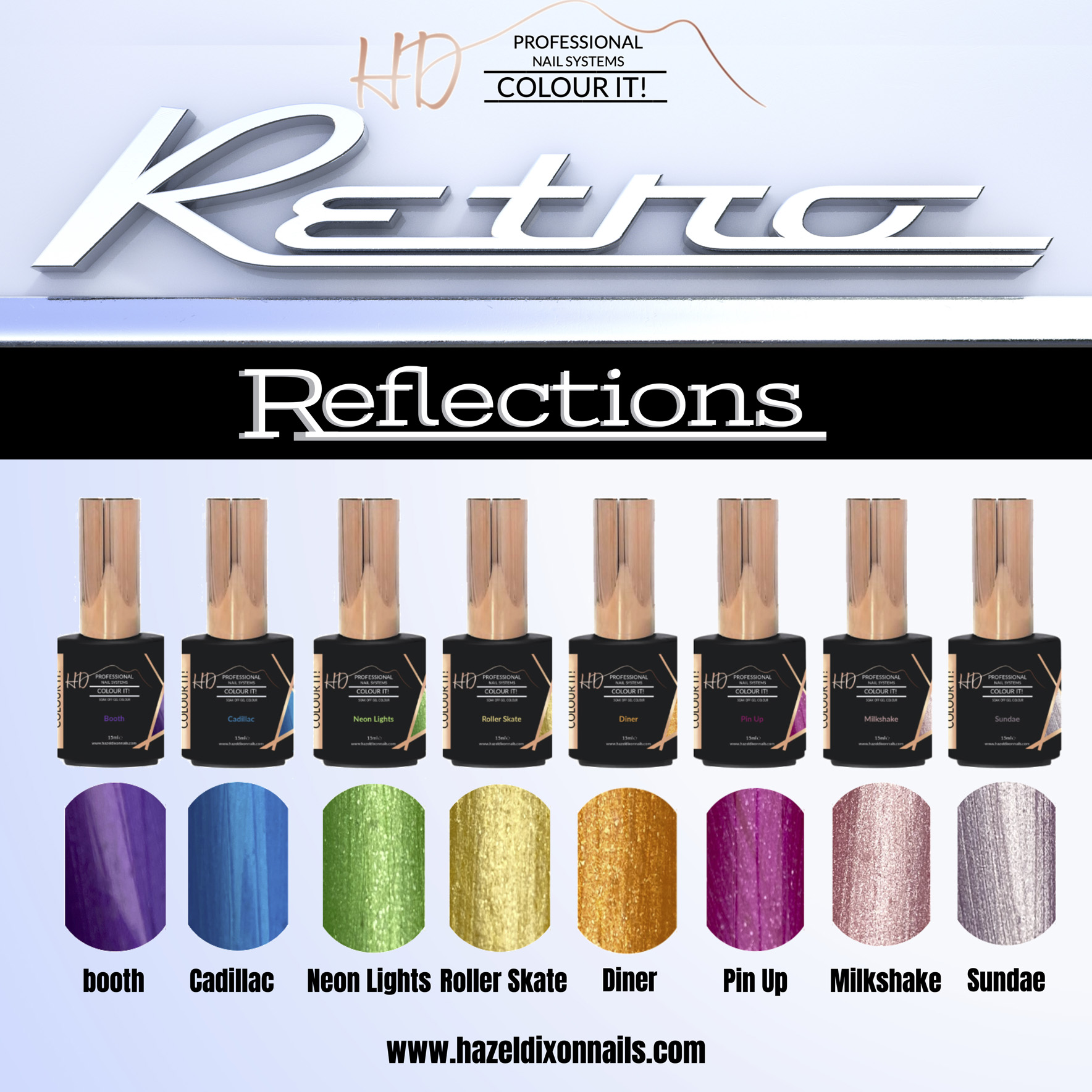 Press On Nails - Retro Reflections