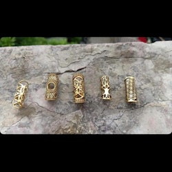 Dread beads in brass