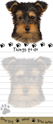 Block med magnet – Yorkshireterrier