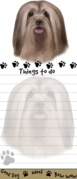 Block med magnet – Lhasa apso