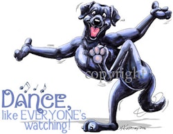 Tygkasse, Dance like… – Labrador retriever