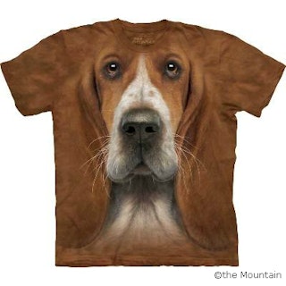 T-shirt FACE – Basset hound
