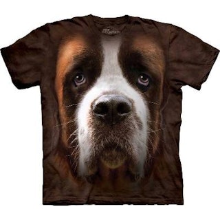 T-shirt FACE – Sankt bernhardshund