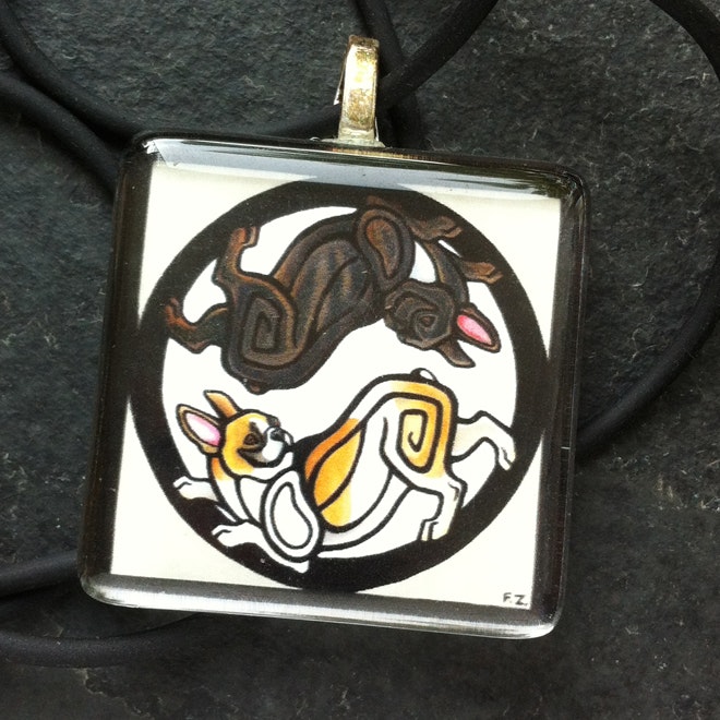 Halsband Yin & Yang – Fransk bulldogg