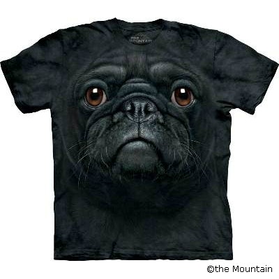 T-shirt FACE – Mops, svart