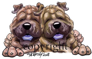 T-shirt Buddies – Shar pei