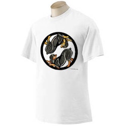 T-shirt, Yin Yang vit – Rottweiler