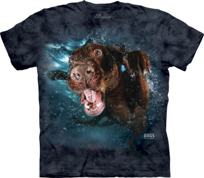 T-shirt, Underwater dog Hodge
