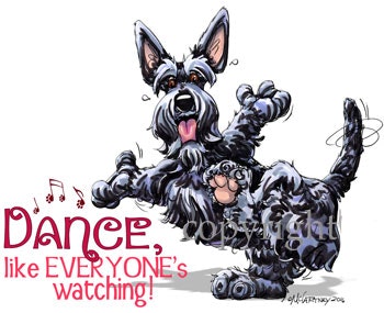 Tygkasse, Dance like… – Skotsk terrier