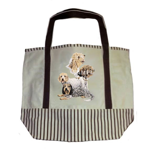 Tygväska, canvas – Petit basset griffon vendéen