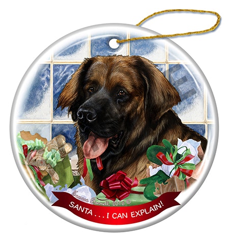 Julprydnad, Santa I Can Explain – Leonberger