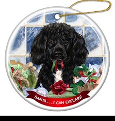 Julprydnad, Santa I Can Explain – Portugisisk vattenhund
