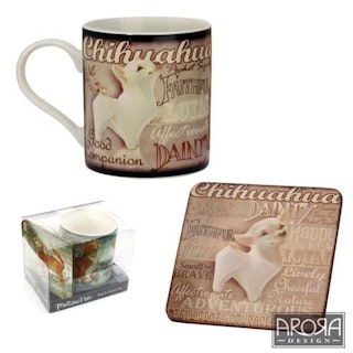 Mugg med underlägg – Chihuahua