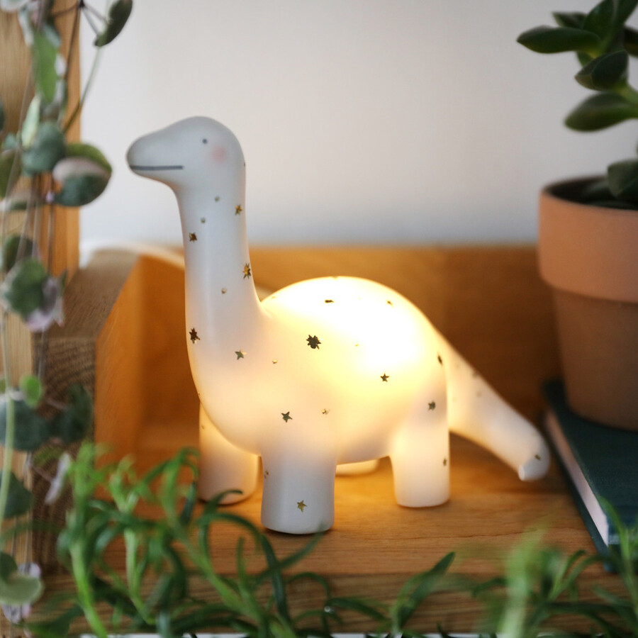 Nattlampa, LED – Liten stjärnklar dinosaurie