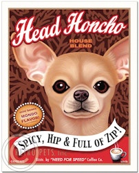 Konsttryck Krista Brooks, Head Honcho – Chihuahua
