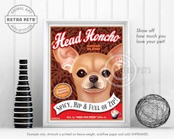 Konsttryck Krista Brooks, Head Honcho – Chihuahua