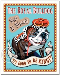 Konsttryck Krista Brooks, The Royal Bulldog – Engelsk bulldogg
