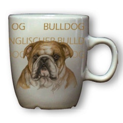 Kaffemugg med text – Engelsk bulldogg