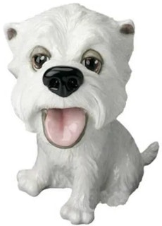 Figurin Arora, Fergus – West highland white terrier