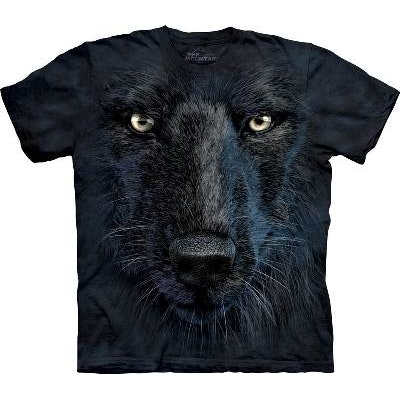 T-shirt – Black wolf face
