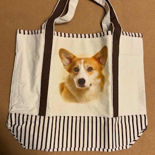 Tygväska, canvas – Welsh corgi