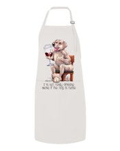 Förkläde, It is not really drinking… – Labrador retriever