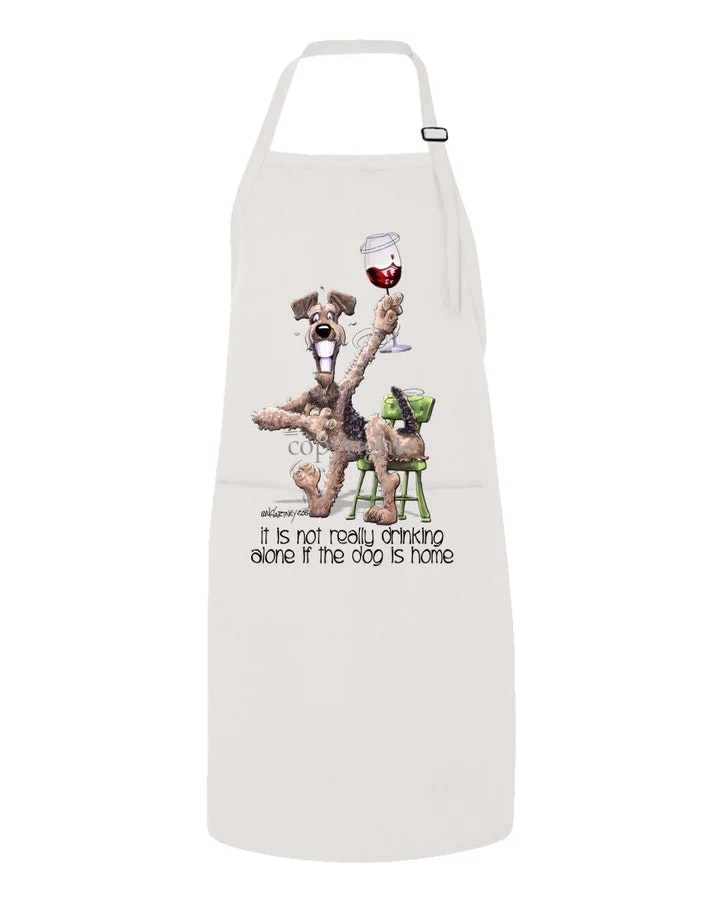 Förkläde, It is not really drinking… – Airedaleterrier