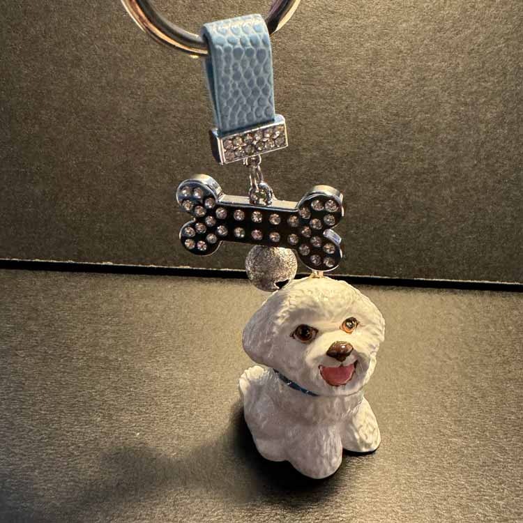 Nyckelring, Blue Witch – Bichon Frisé