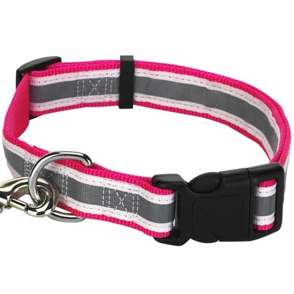 Reflexhalsband, Guardian Gear – mörkrosa, 45-65 cm