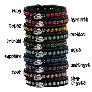 Halsband Black Velvet Crystal Elite