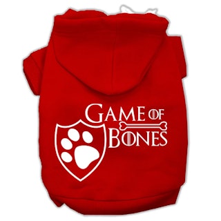 Hundtröja, Game of Bones – Röd, XS