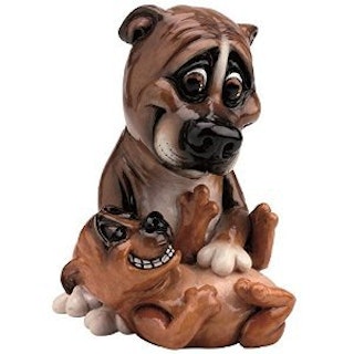 Figurin Arora, Staffy & Pup – Staffordshire bullterrier
