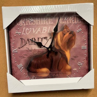 Klocka, Pedigree Pals – Yorkshireterrier