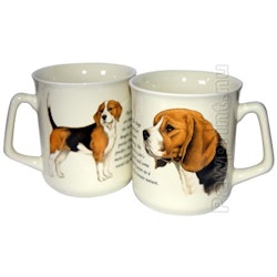 Mugg med text – Beagle